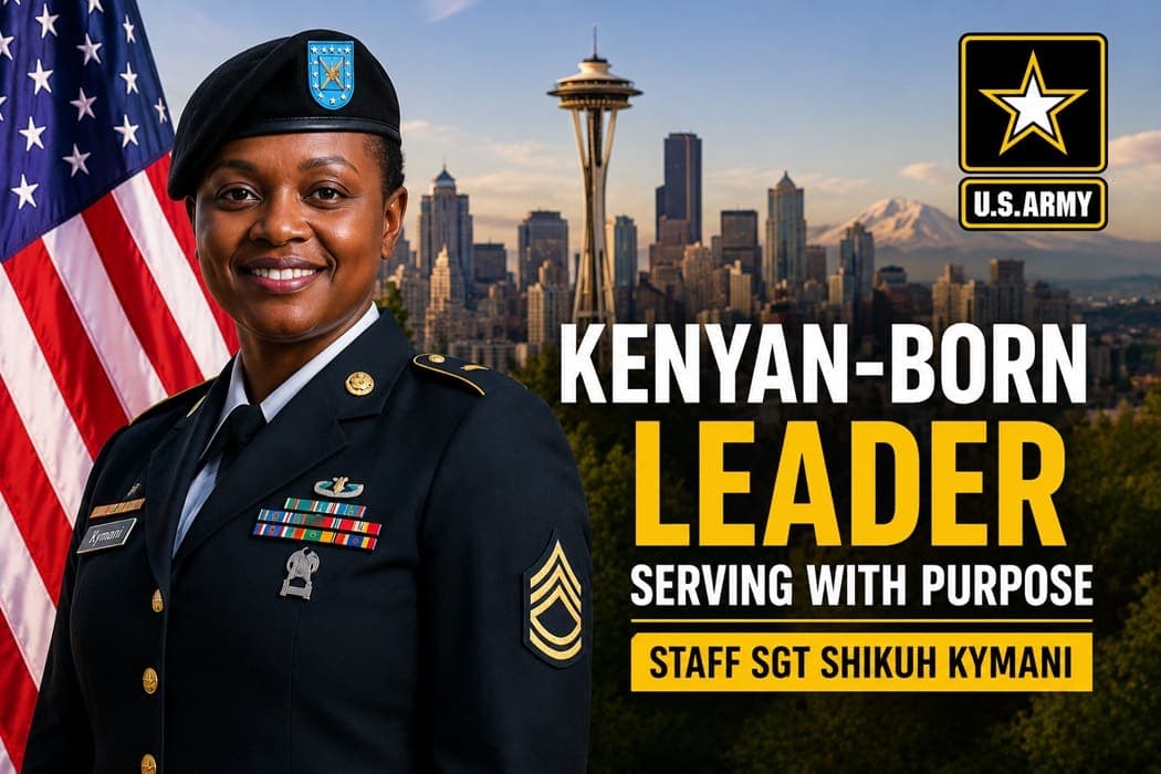 Kenyan-Born US Army Recruiter Shikuh Kymani Inspire Diaspora