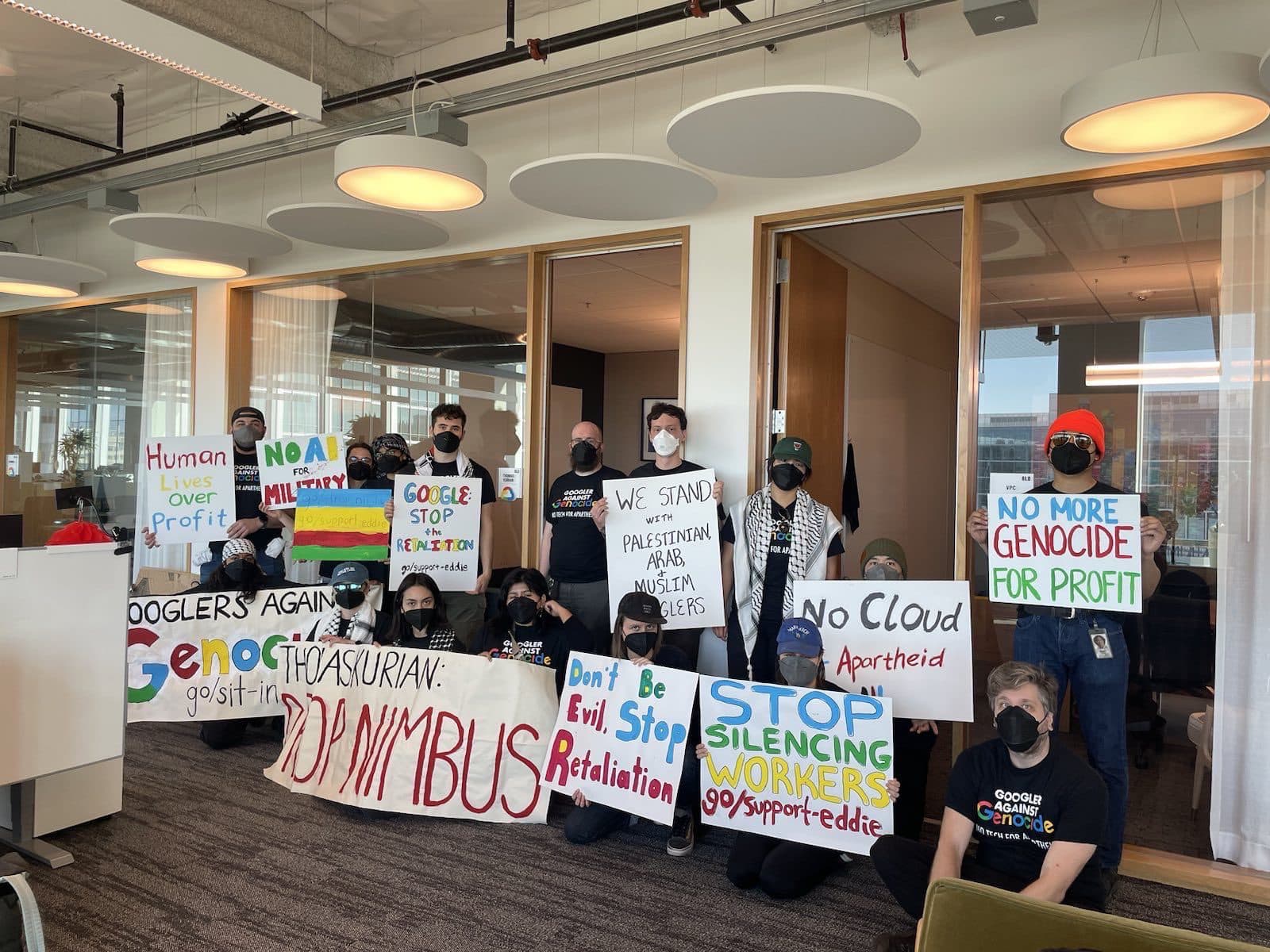 Google Staff Arrested Over Israel Military Cloud Contract Protests