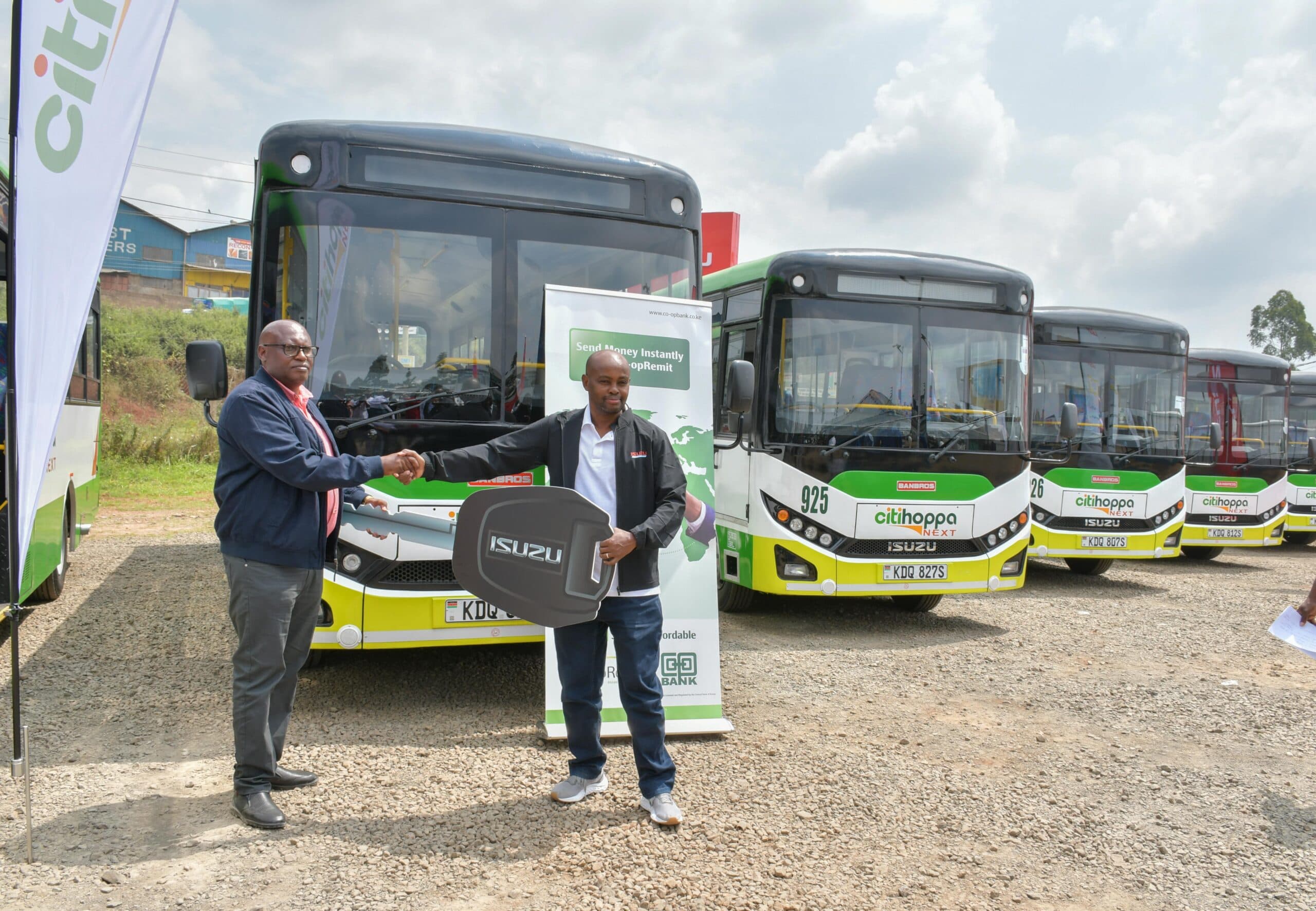 Citi Hoppa expands its fleet with 24 Isuzu NQR buses costing Ksh. 175M