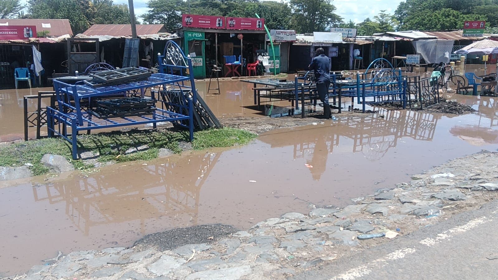 Hundreds homeless as River Nyando bursts banks in Kisumu County