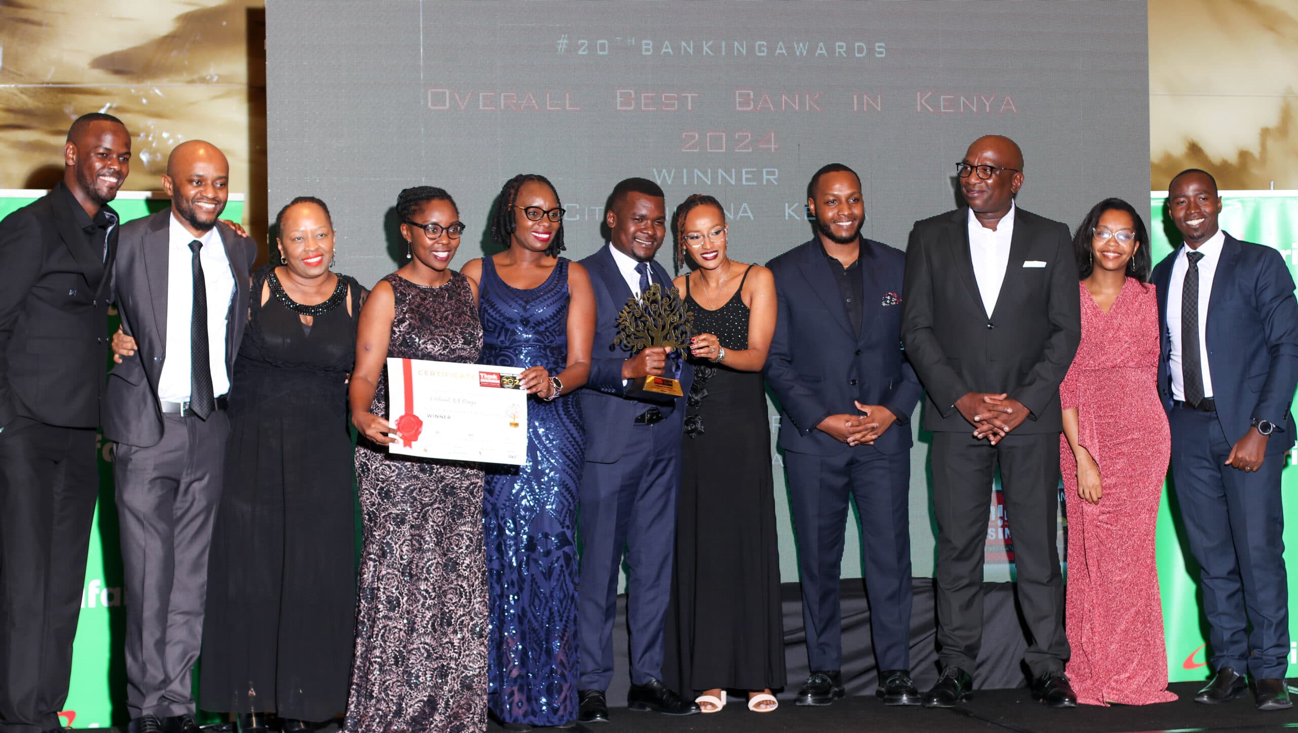 CitiBank named Best Bank in Kenya at the Think Business Banking Awards