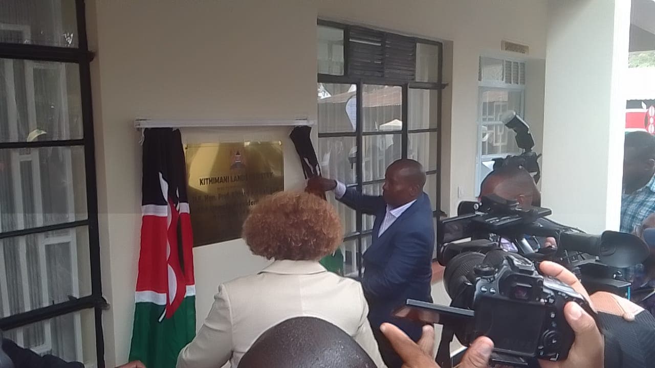 Kindiki commissions Kithimani land registry