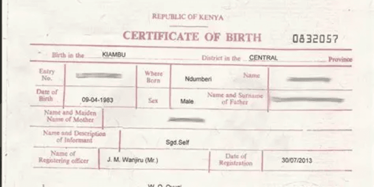 How to Legally Add or Remove a Parent’s Name on a Birth Certificate in Kenya