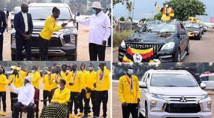 Museveni Rewards Olympic Medalists with Cars and Houses