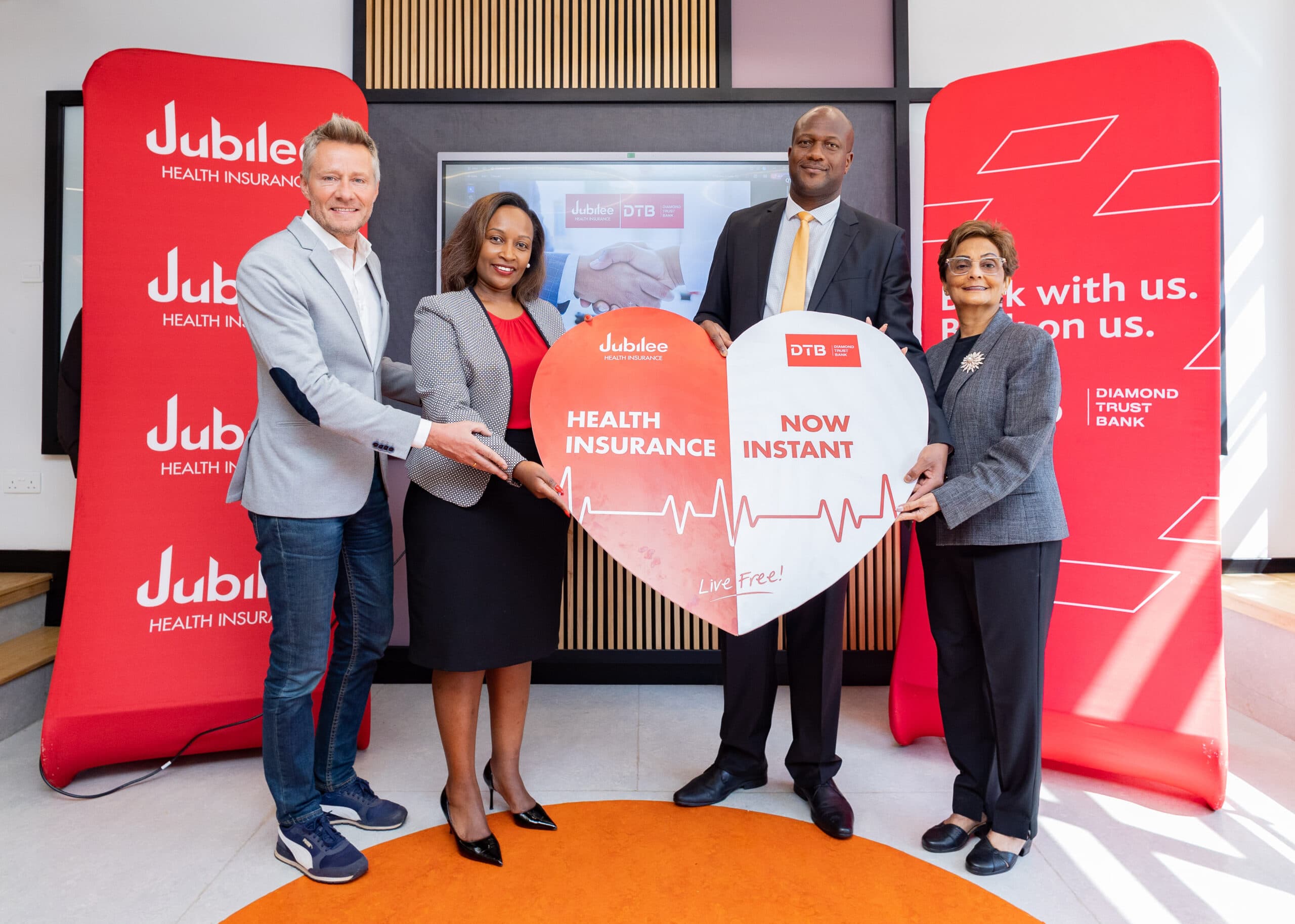 Jubilee Insurance & DTB unveil new digital payment solution for health insurance