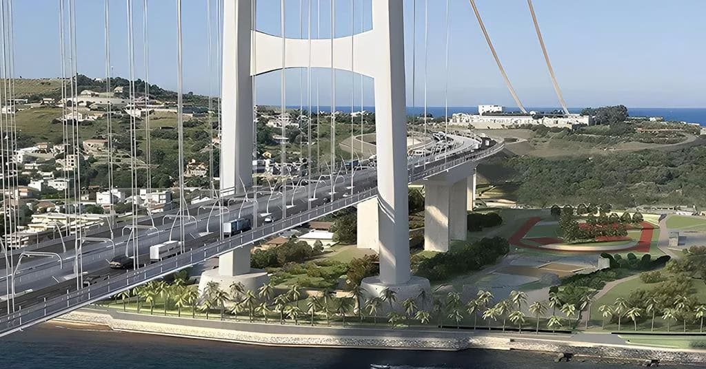$15.5 Billion Strait of Messina Bridge in Italy Approved, World’s Longest Suspension Bridge