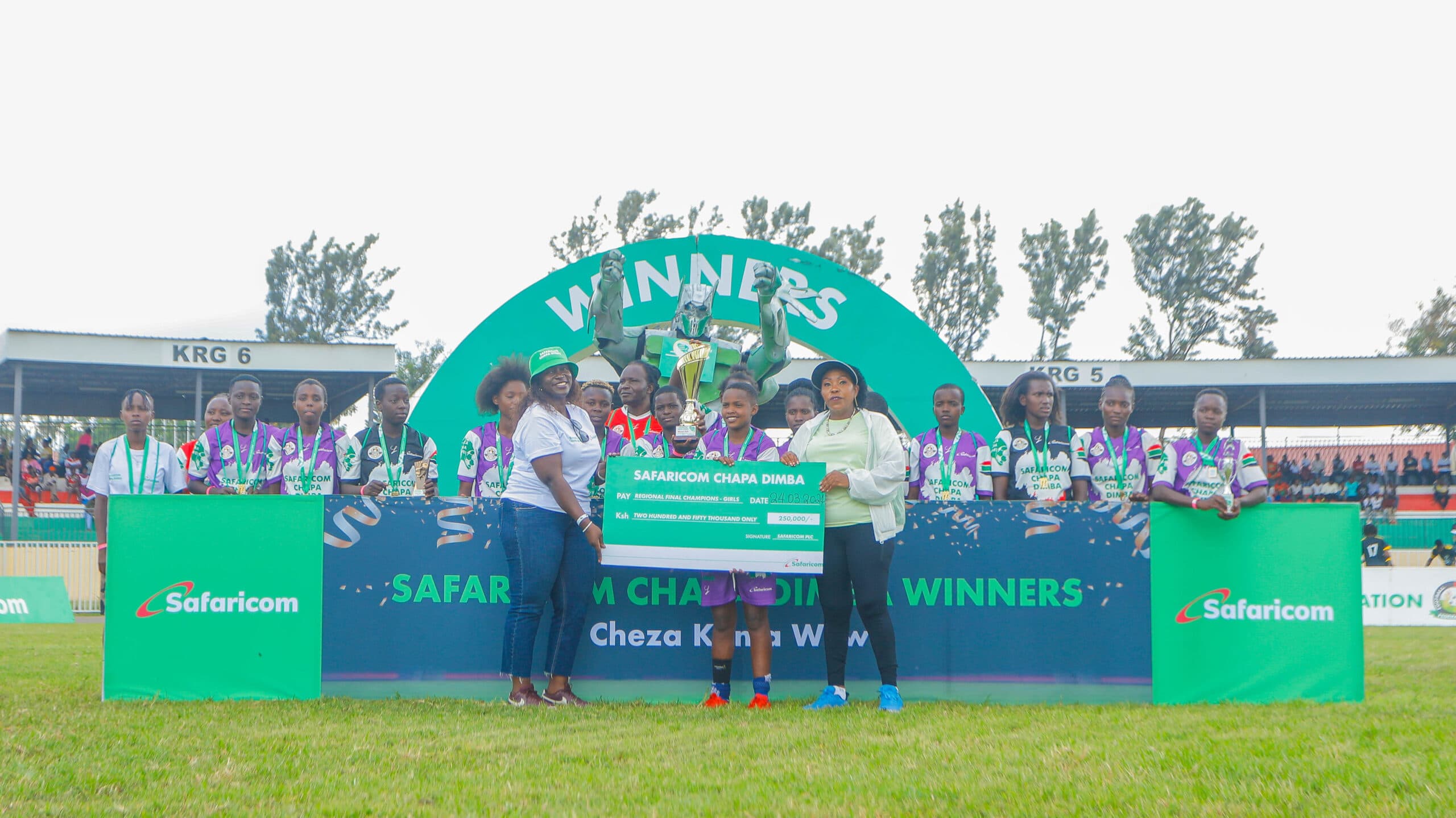 Barcelona Ladies & Lysa FC are the Safaricom Chapa Dimba Central champions