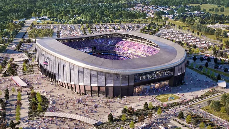 Construction Update: Buffalo’s $2.2B New Highmark Stadium Reaches 75% Completion