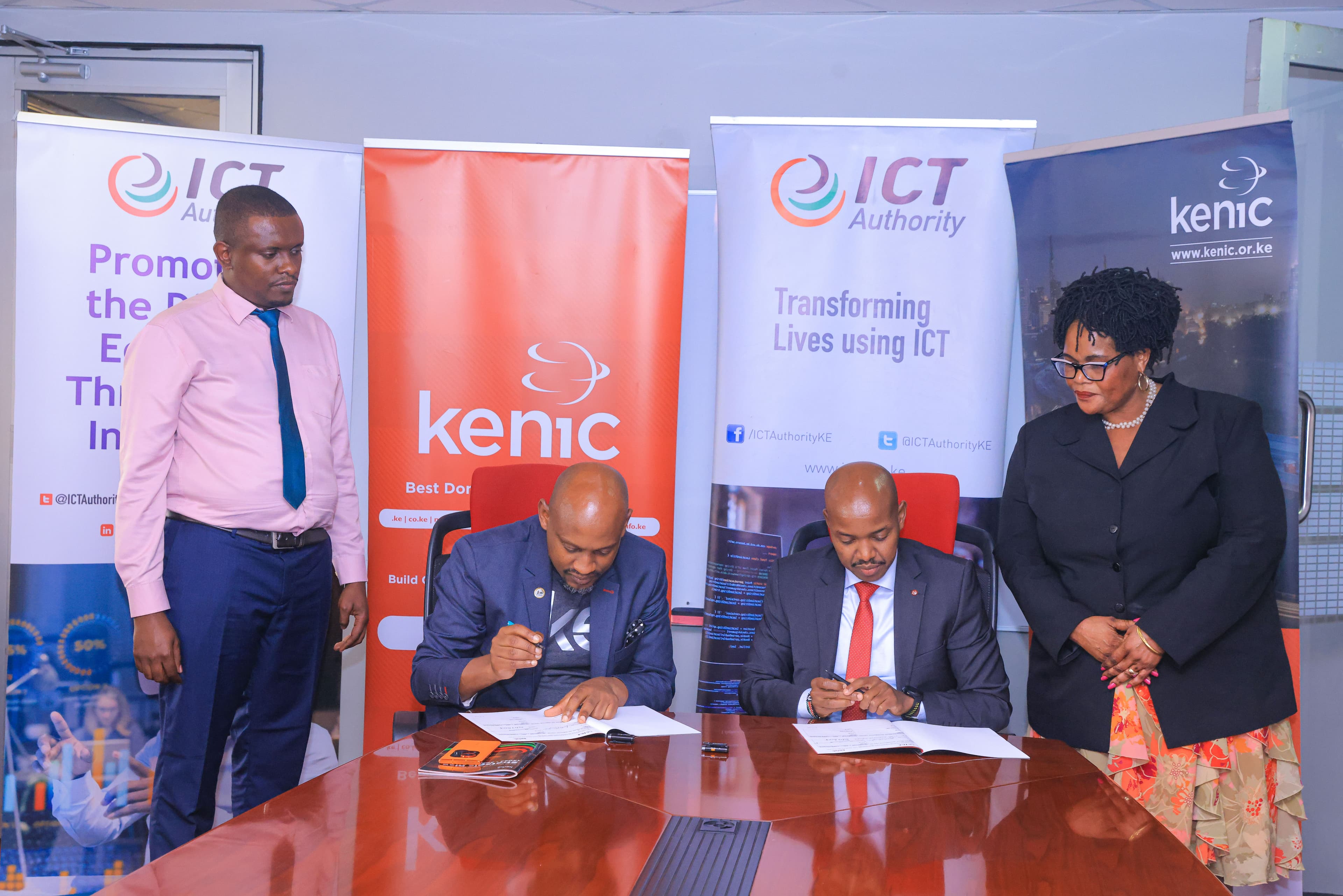 ICT Authority partners with KeNIC to enhance adoption of ICT Standards & .Ke domains
