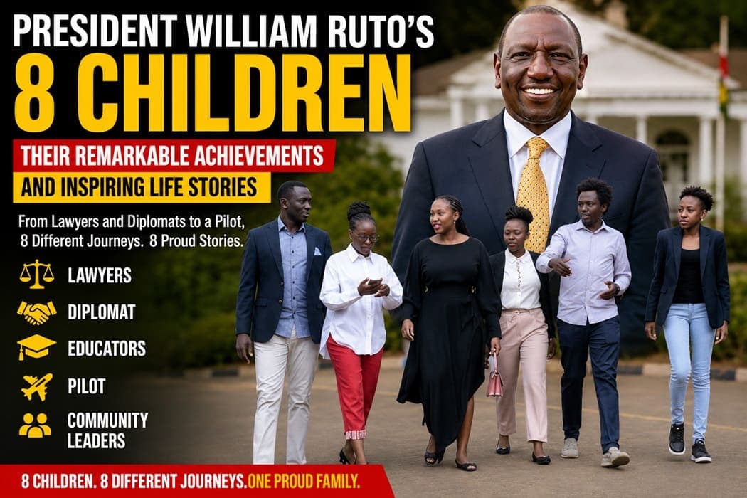 Ruto’s 8 Children: Education, Careers and Remarkable Life Stories