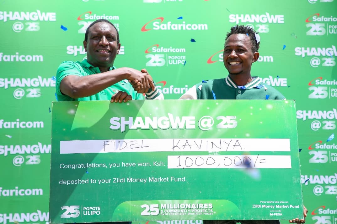 Safaricom Crowns final Shangwe @25 Millionaire