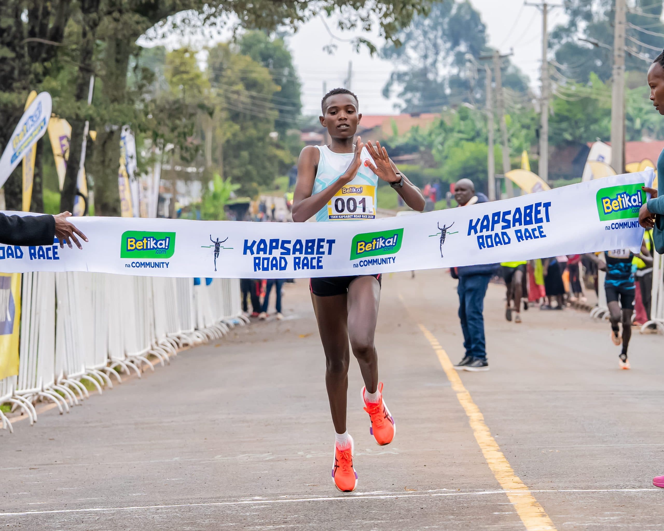 Chebet and Kiprotich win Kapsabet 15 KM Road Race