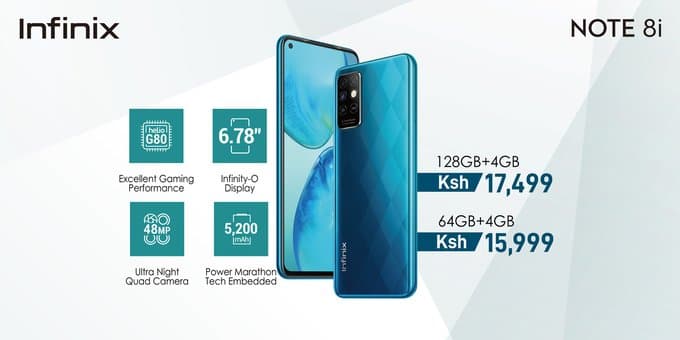 Infinix Note 8i Specifications and Price in Kenya