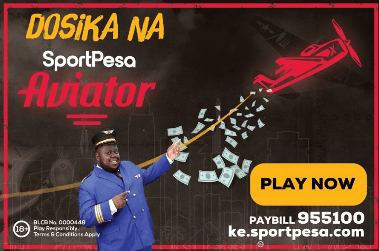 Kenyan man turns KSh 5 into KSh516,452 playing SportPesa Aviator