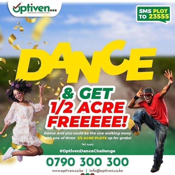 Public Joins Optiven Dance Challenge for Land Ownership