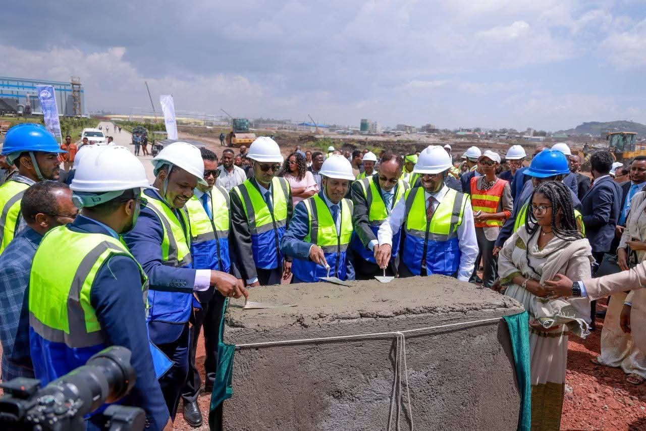 Ethiopia Launches First Domestically Financed Railway Line, AMG Industrial Park Railway Project