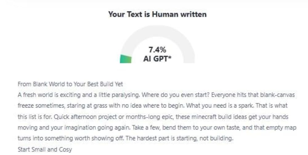 From Blank World to Your Best Build Yet