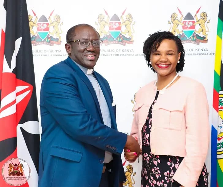 Kenya Diaspora PS Roseline Njogu hosts Bishop Dr. GG Gitahi