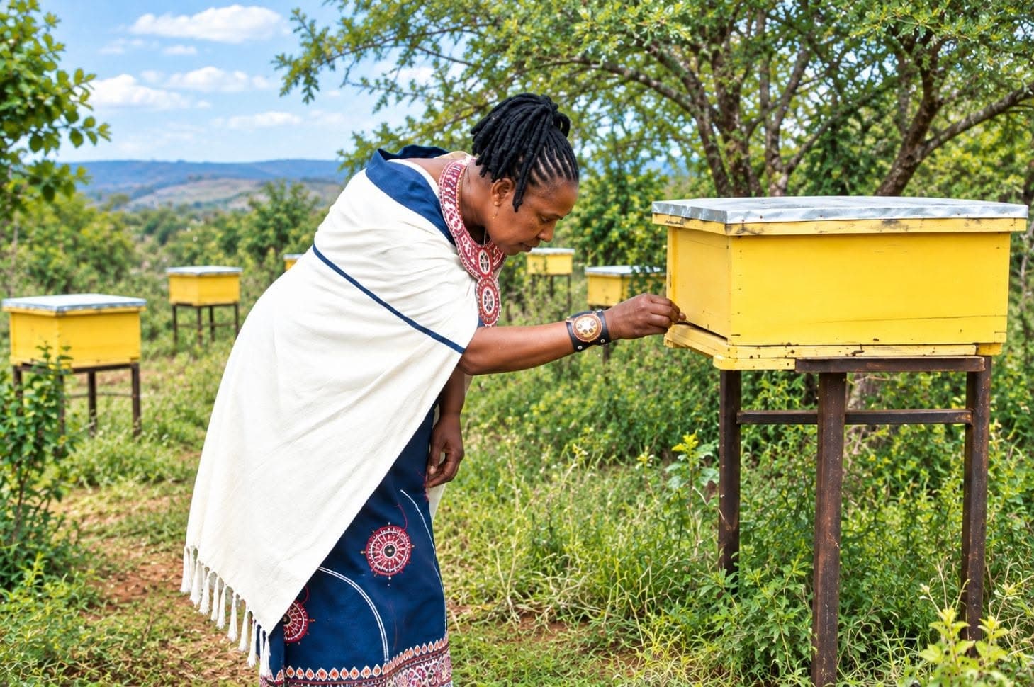 Laikipia woman earns millions from 600 hives, exports honey to global markets