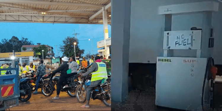 Fuel Shortage Hits as Petrol Stations Display “No Fuel” Signs