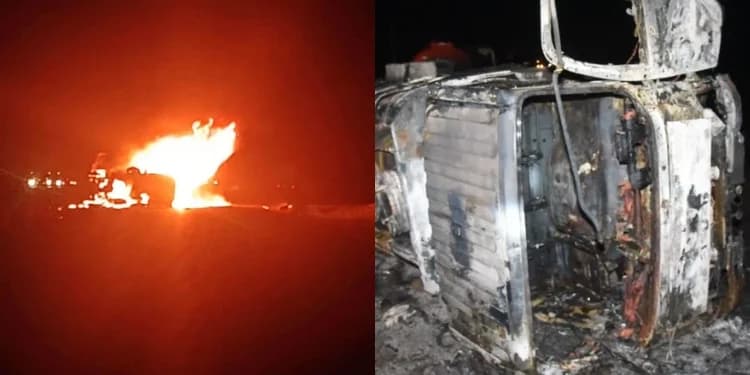Deaths and Mass Casualties as Fuel Tanker Overturns and Explodes
