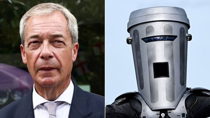 Farage left figthing a trash can as the UK populist leader’s election gamble backfires
