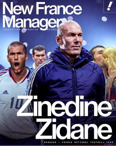 Zidane confirmed as France head coach