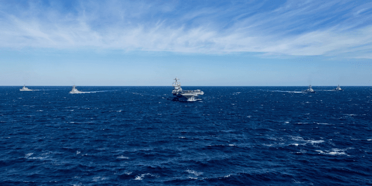 Historic Deployment American Strike Group Achieved for Prestigious Presidential Unit Citation