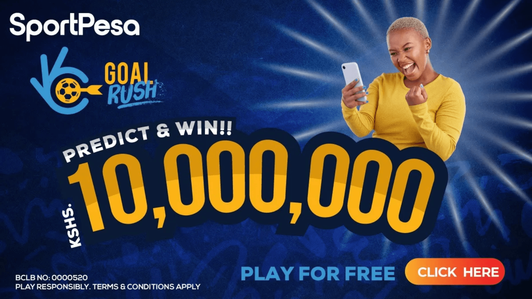 Unlock the thrill: Play Goal Rush for free with SportPesa today