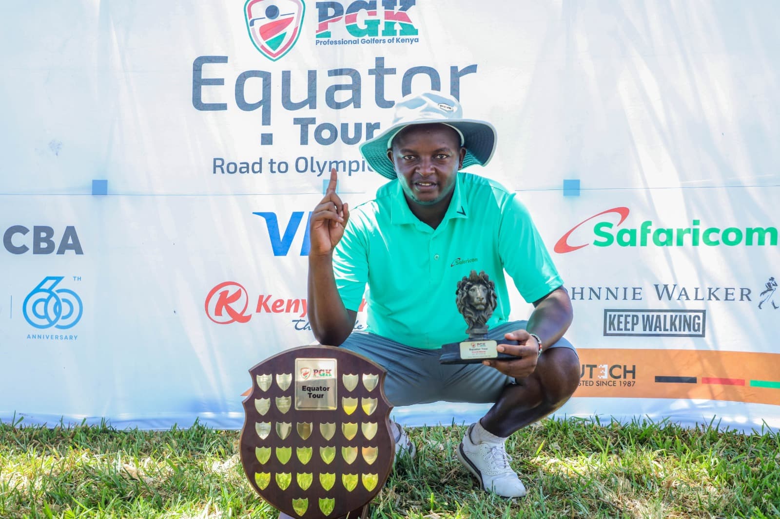 Samuel Njoroge wins the 6th leg of the PGK equator tour
