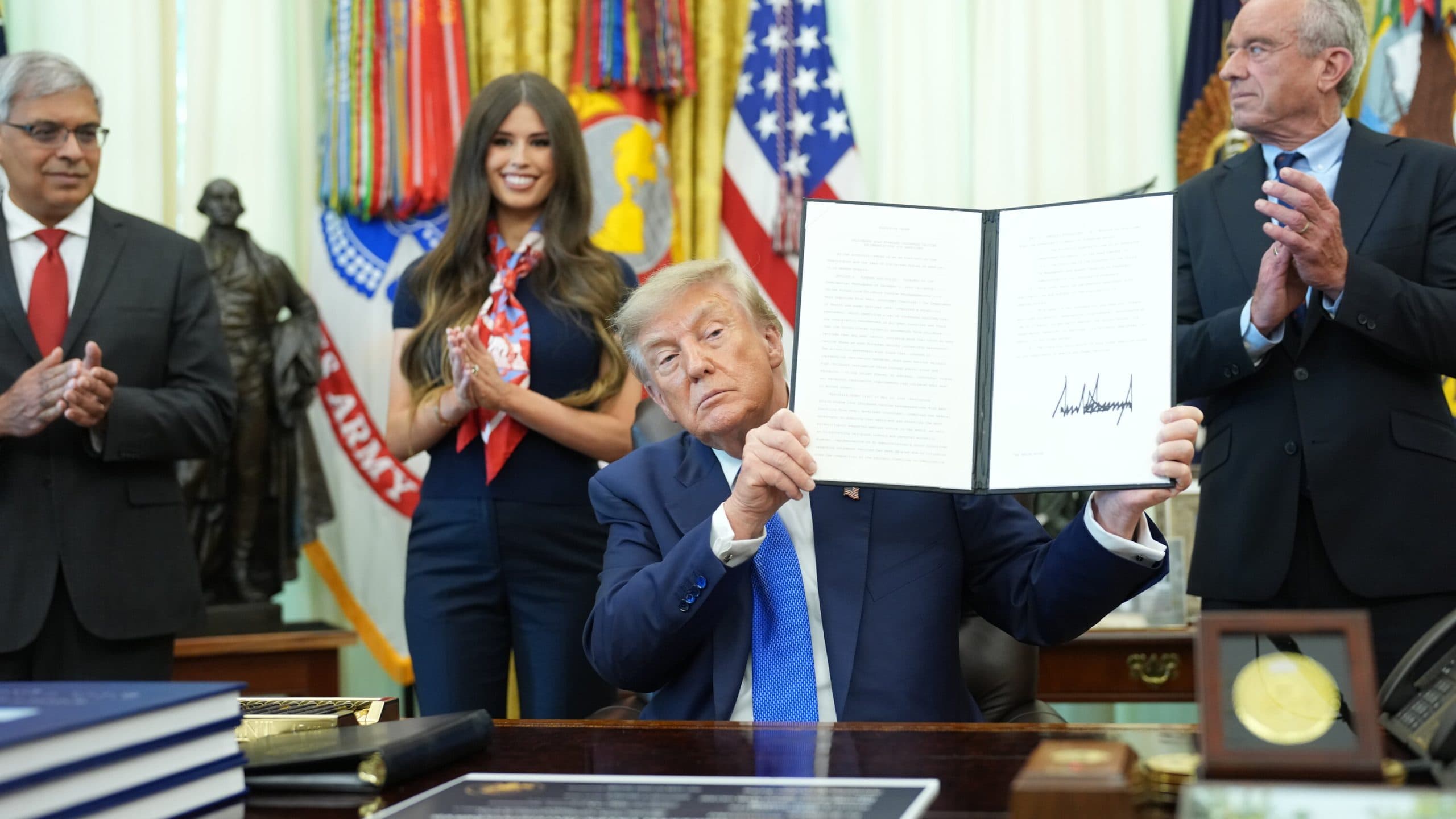 Trump signs order to limit childhood vaccines and split MMR shots