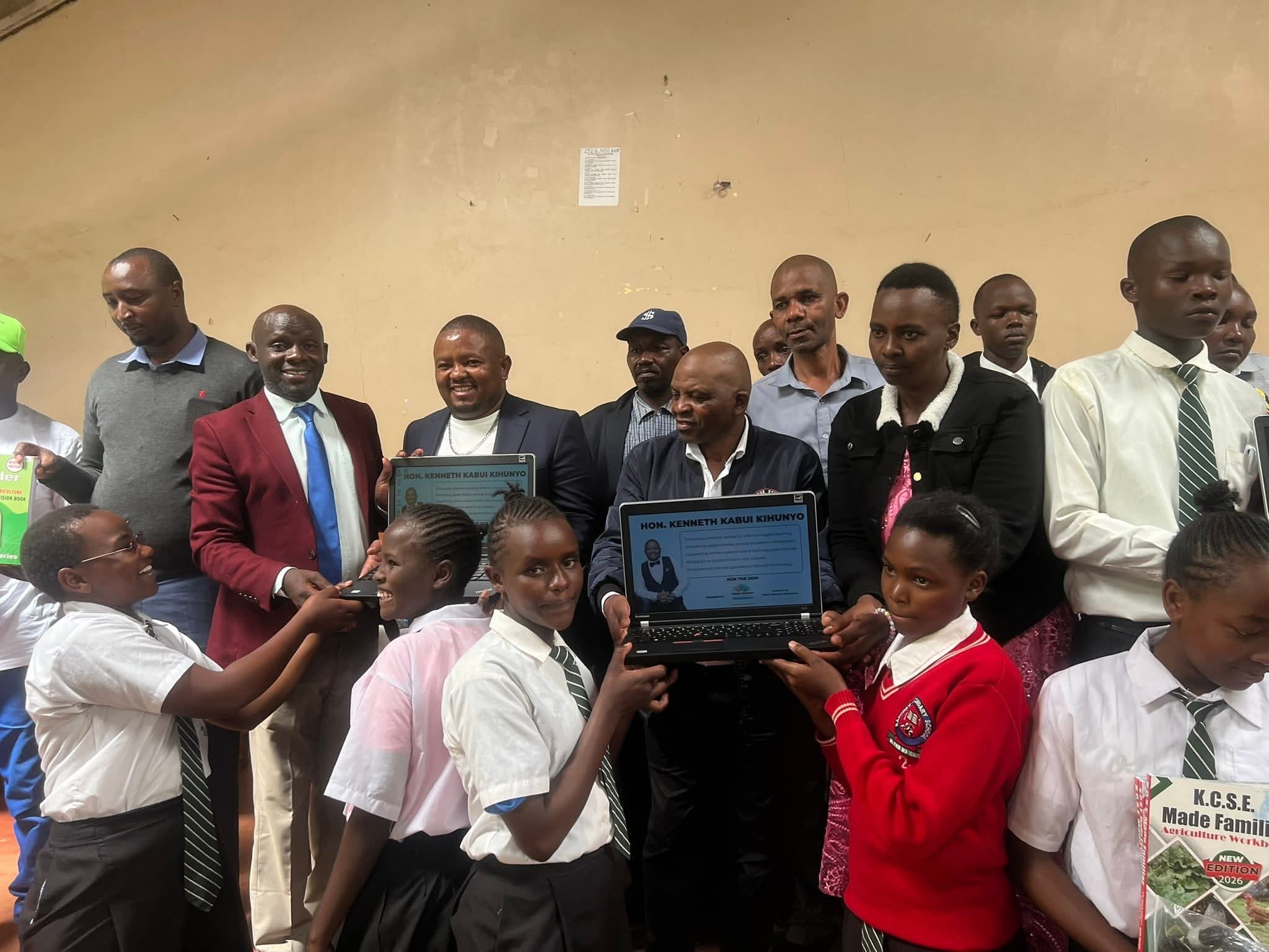 Mathioya schools receive laptops to boost digital literacy