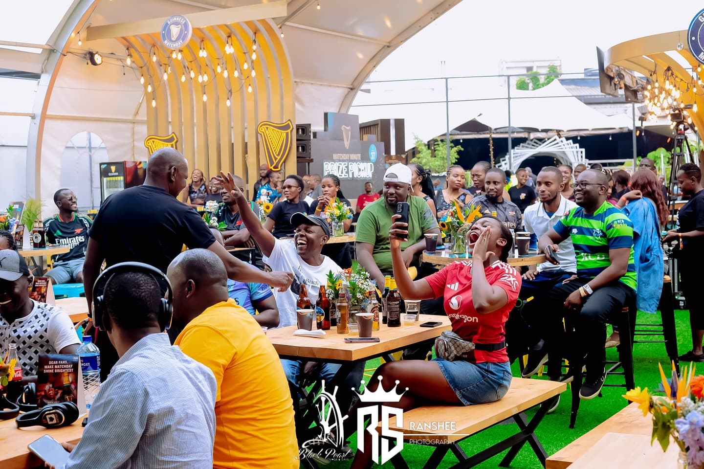 Guinness hosts fans for a football watch party in Kisumu as EPL resumes