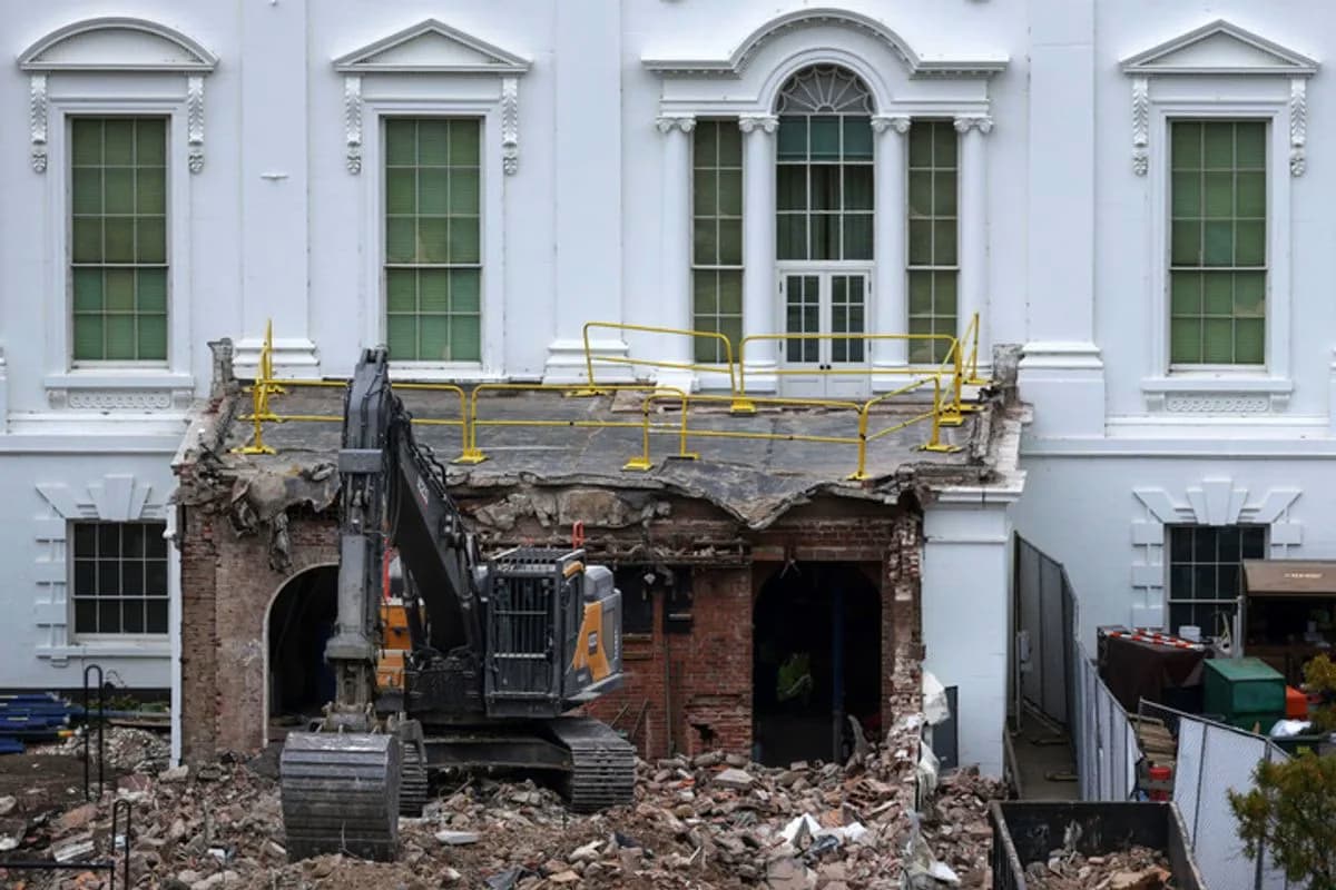 White House Rips Out Doomsday Bunker in Massive Secret Reconstruction