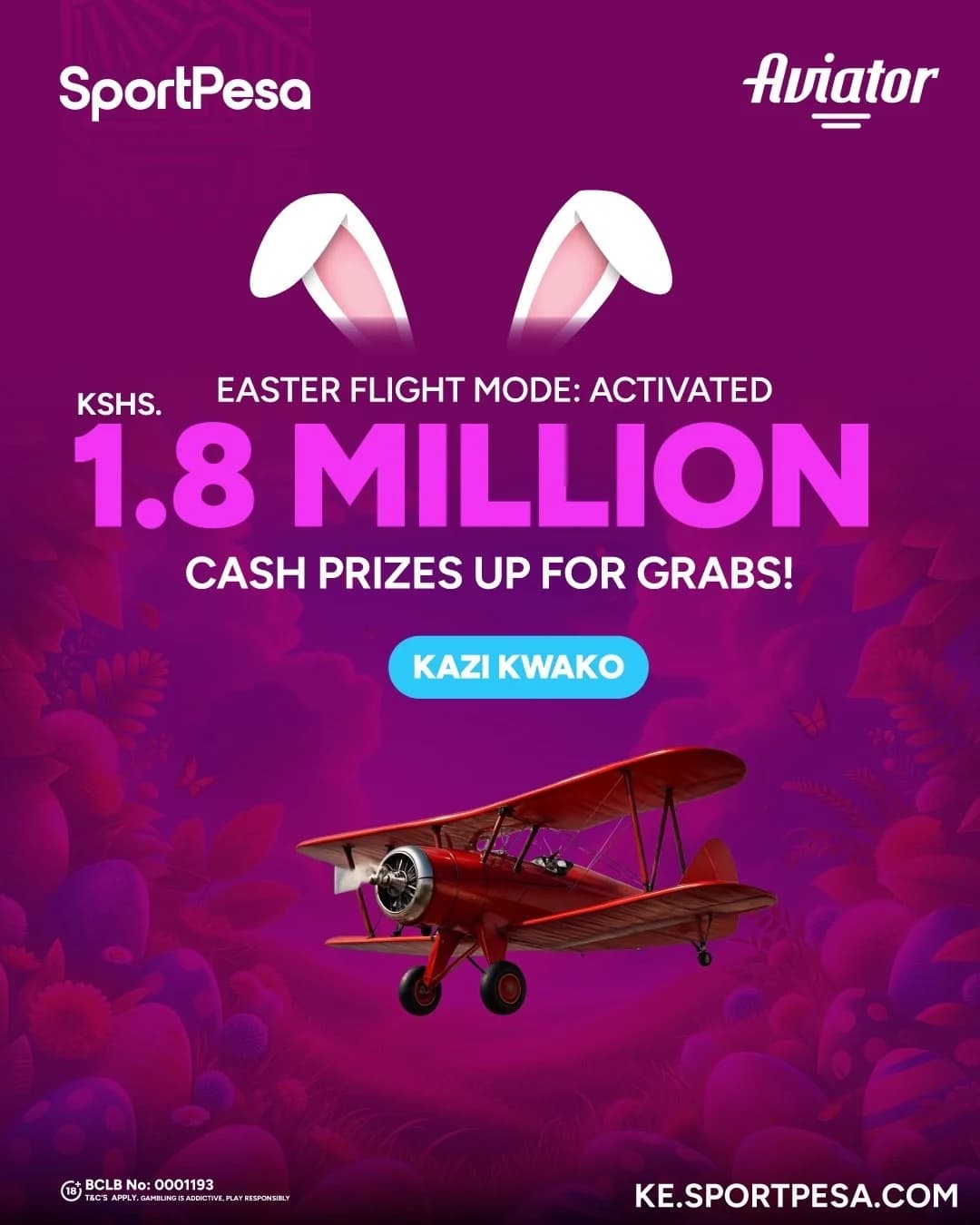 SportPesa Unveils Exciting Easter Aviator Campaign With KSh 1.8 Million Prize Pool