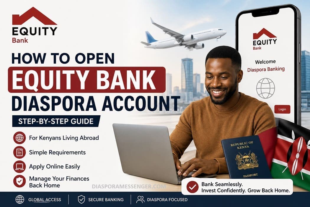 Explained: How to Open an Equity Bank Diaspora Account