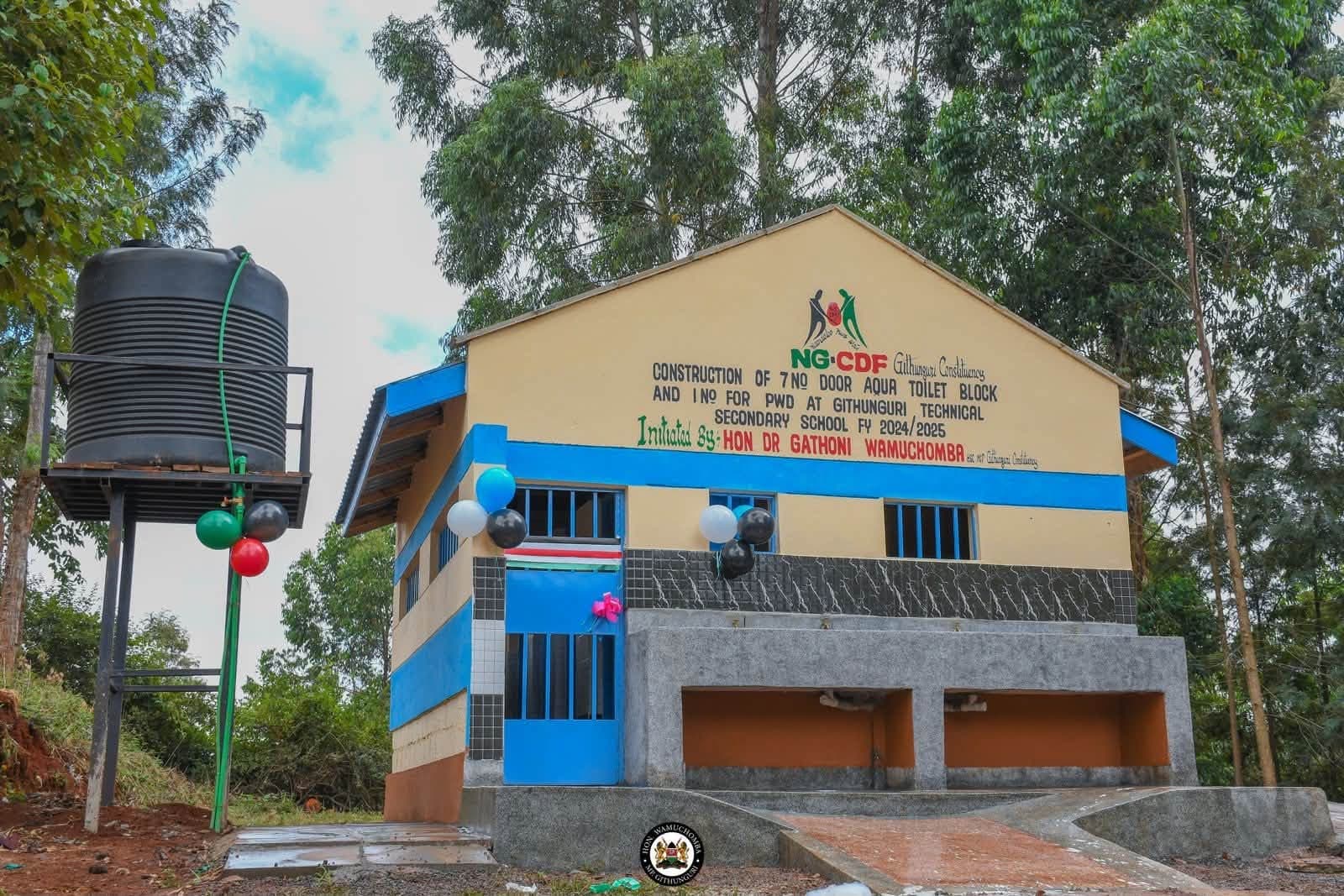 MP Wamuchomba commissions school renovations in Githunguri