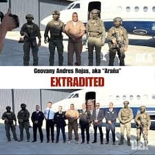 Colombian alleged narco-terrorist extradited to US to dace cocaine trafficking charges