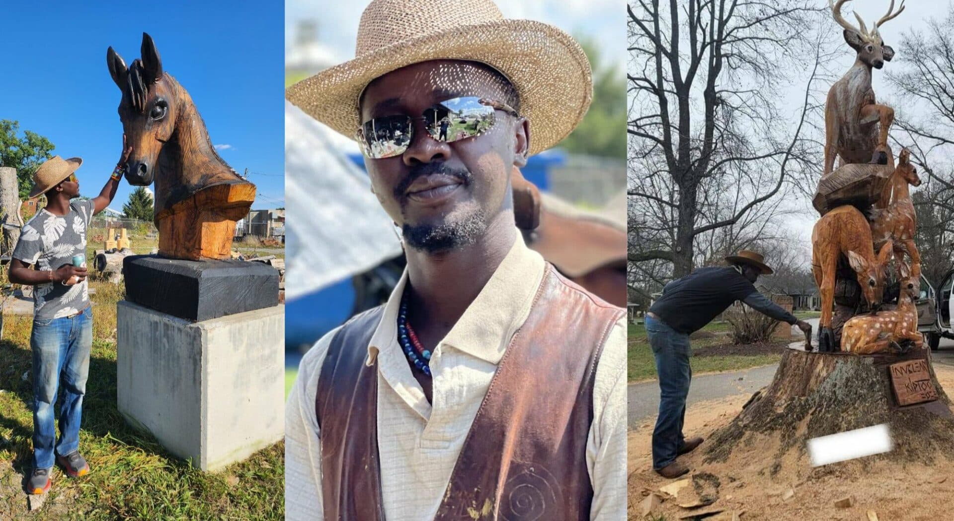 Kiptoo Tarus: Kenyan man who quit banking job to study, create art in US