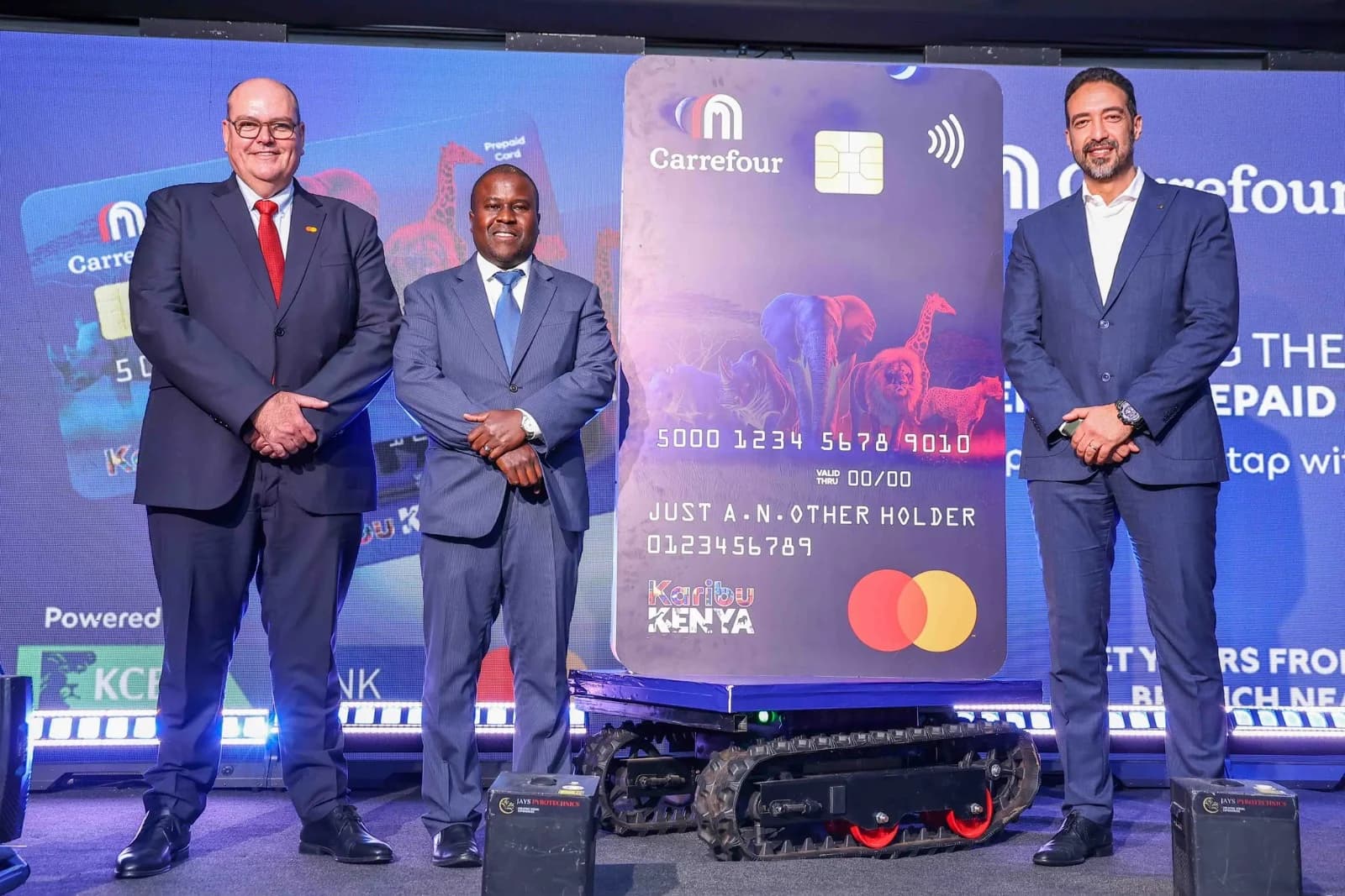 Carrefour, KCB and Mastercard launch a prepaid card for grocery shopping