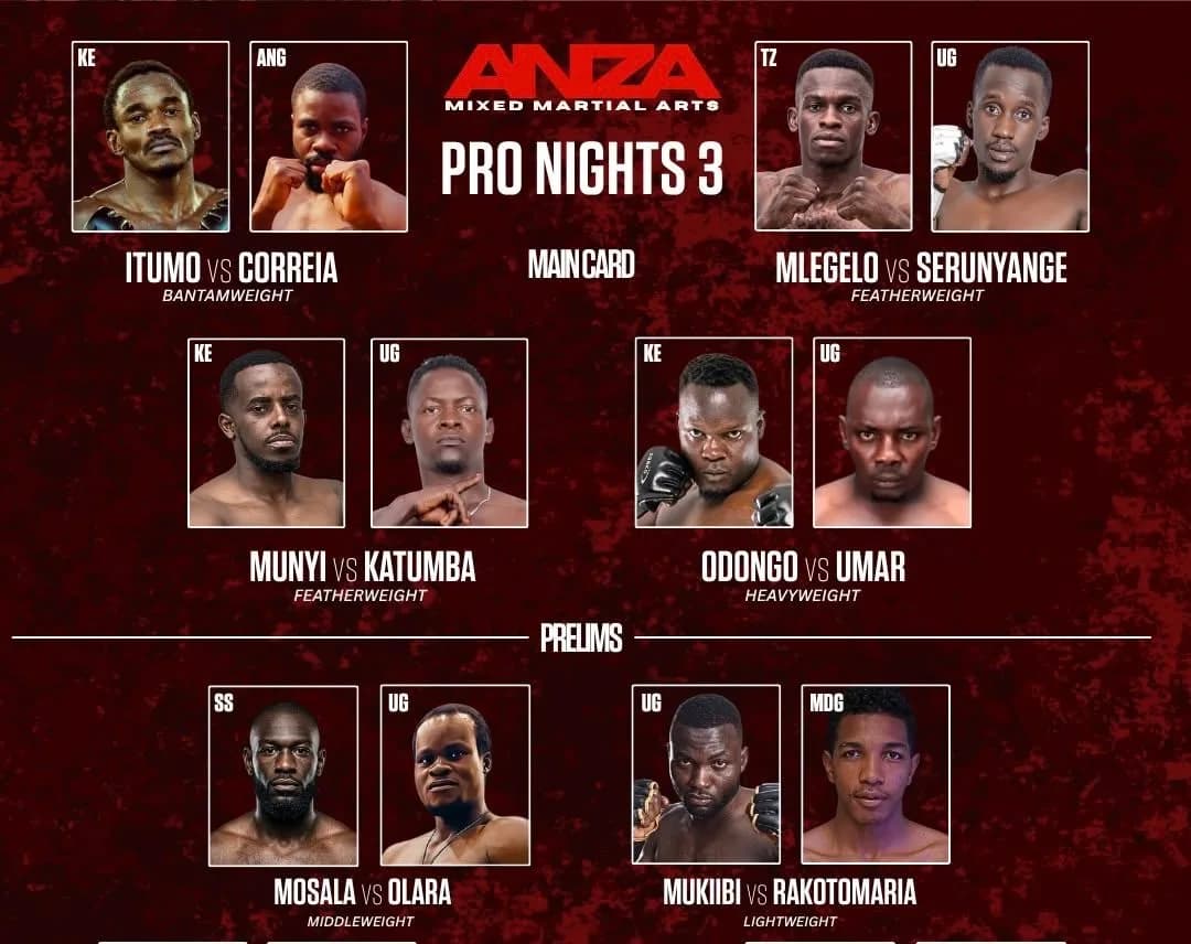 “Pressure makes diamonds,” Kenya’s Itumo says ahead of ANZA MMA Pro Night 3