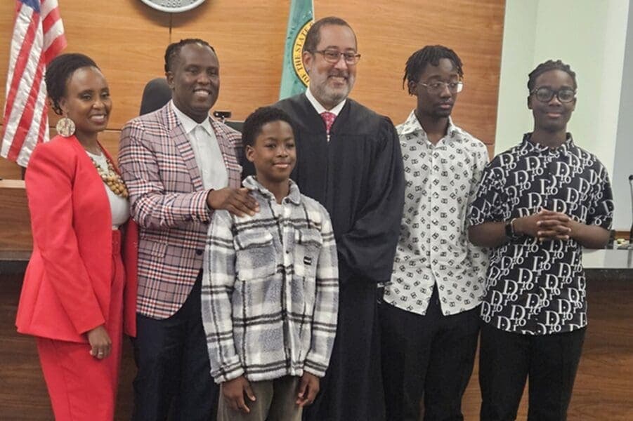 Kenyan Couple Adopts 3 African American Boys in Seattle WA