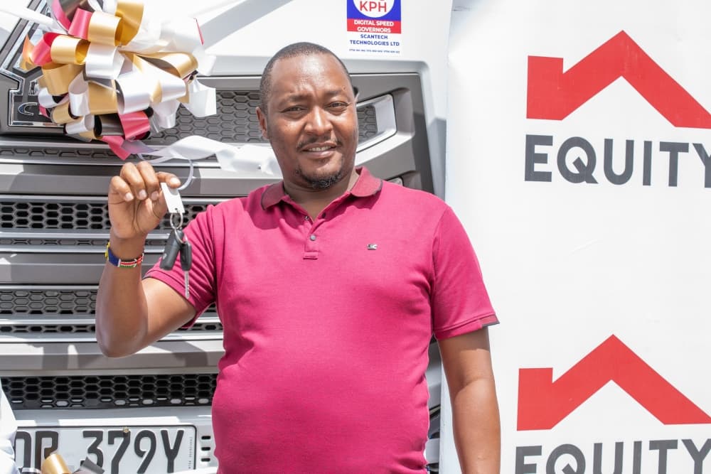 Nyonjoro Hardware enhances service delivery with new heavy-duty truck financed by Equity Bank