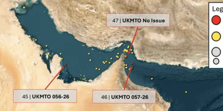 UK Reports Vessel Seized Off UAE Coast, Heading Toward Iran