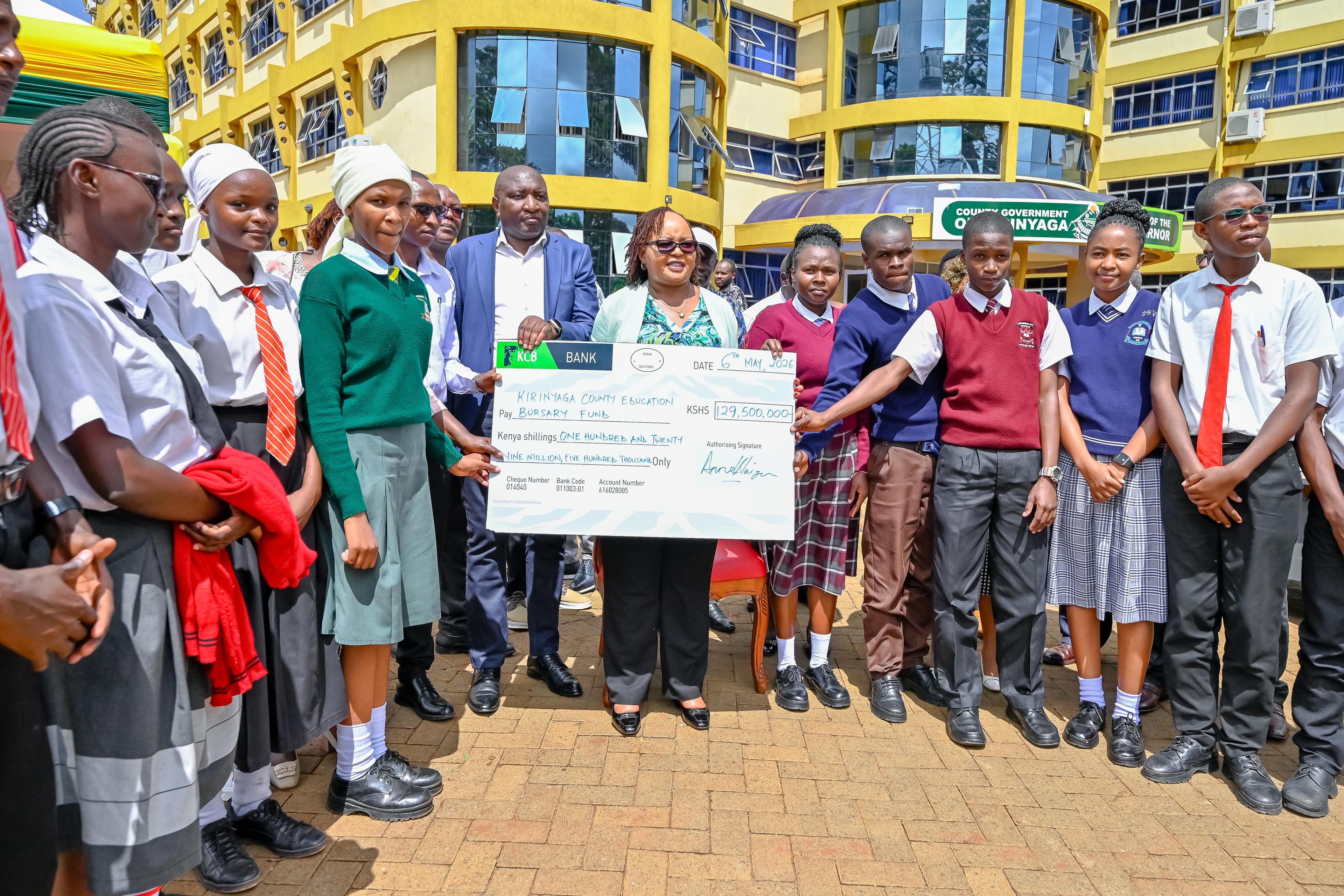 Kirinyaga boosts education sector with Sh129.5 million bursary