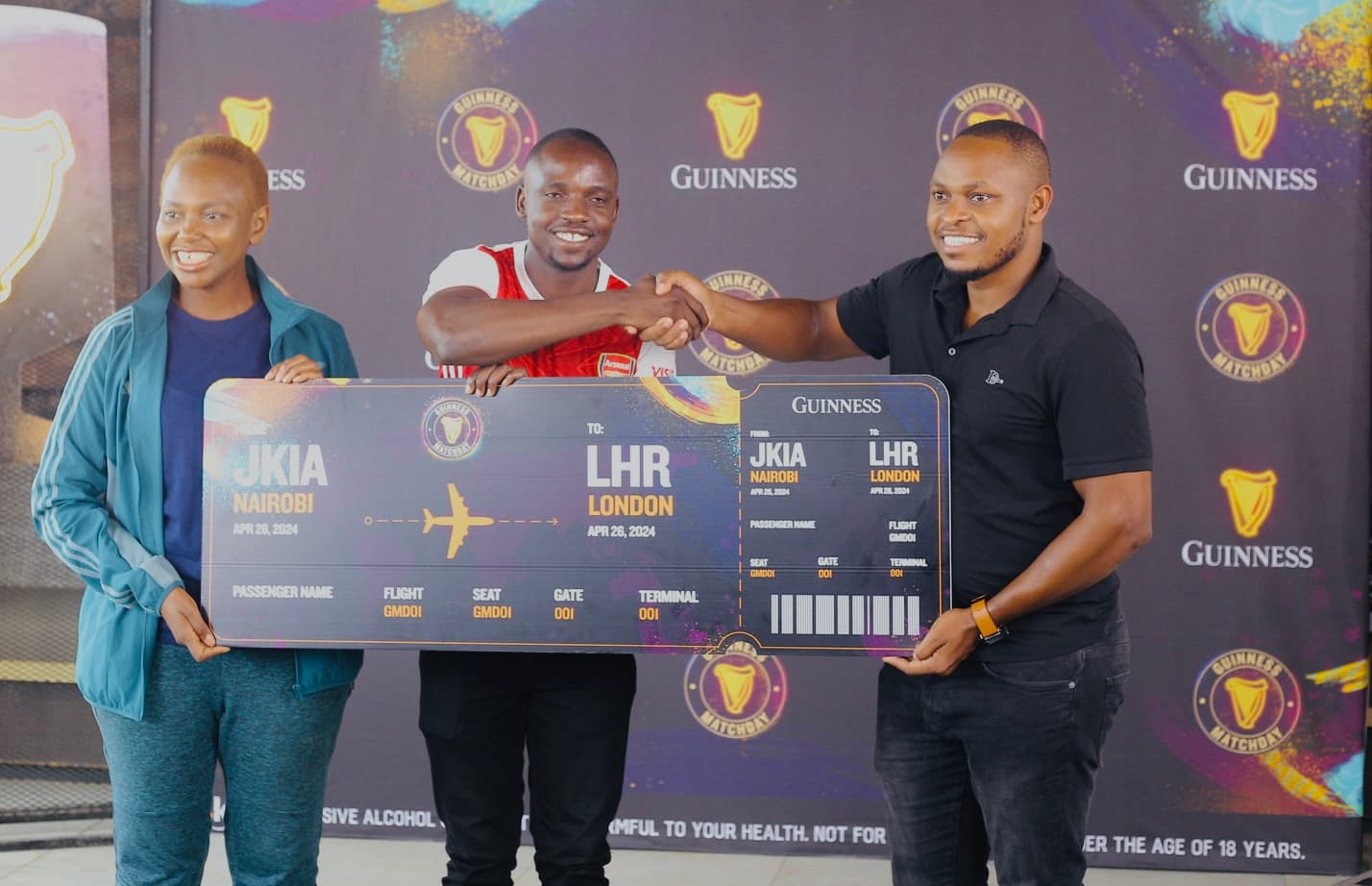 Guinness treats Kenyan football fan to a live football experience in London