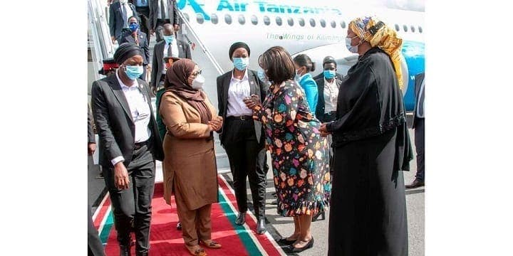 VIDEO: Samia Suluhu Hassan’s All Female Bodyguards