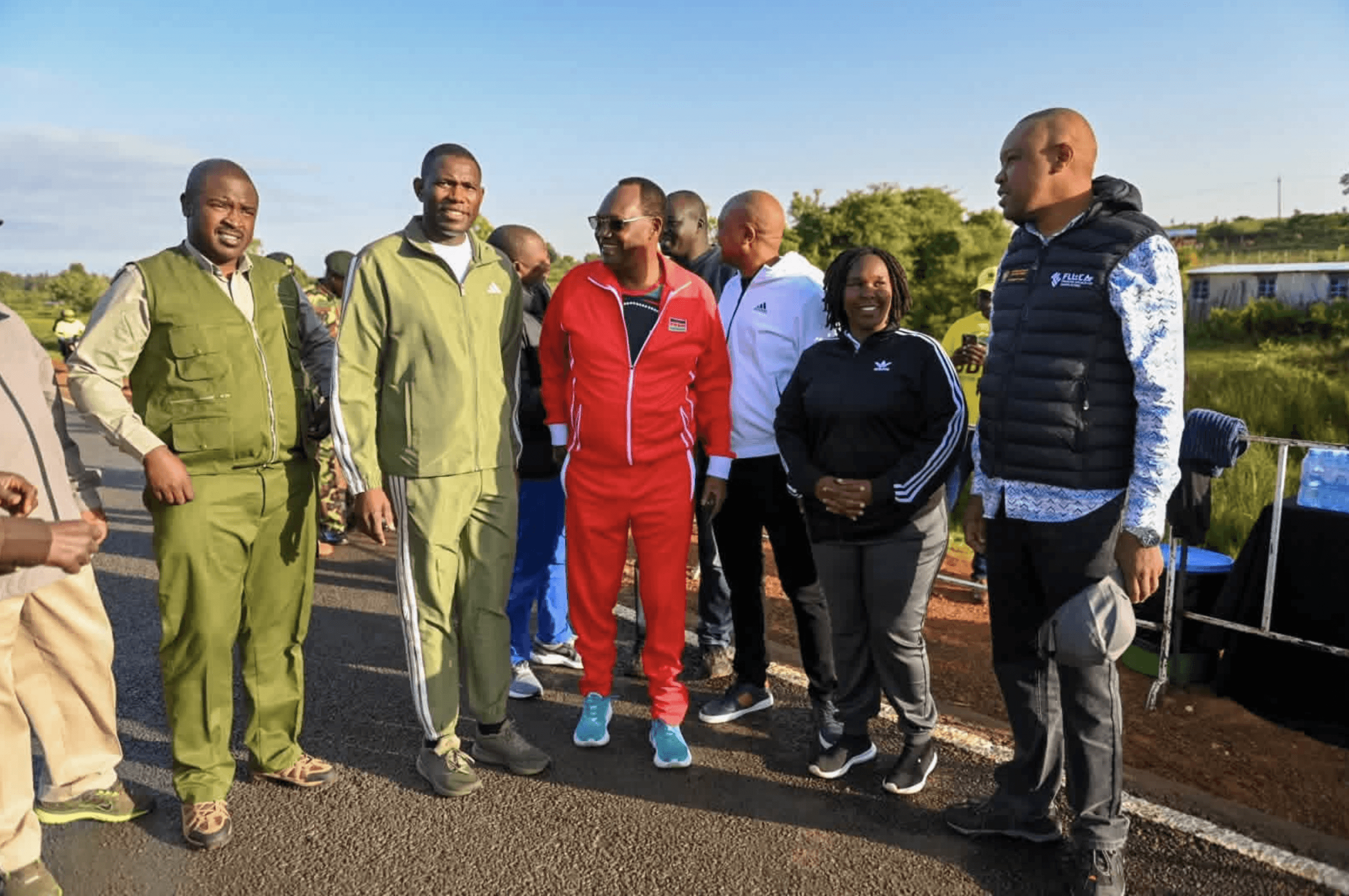 PS Oluga joins PS Kiptoo in flagging off Kaptagat Forest Marathon