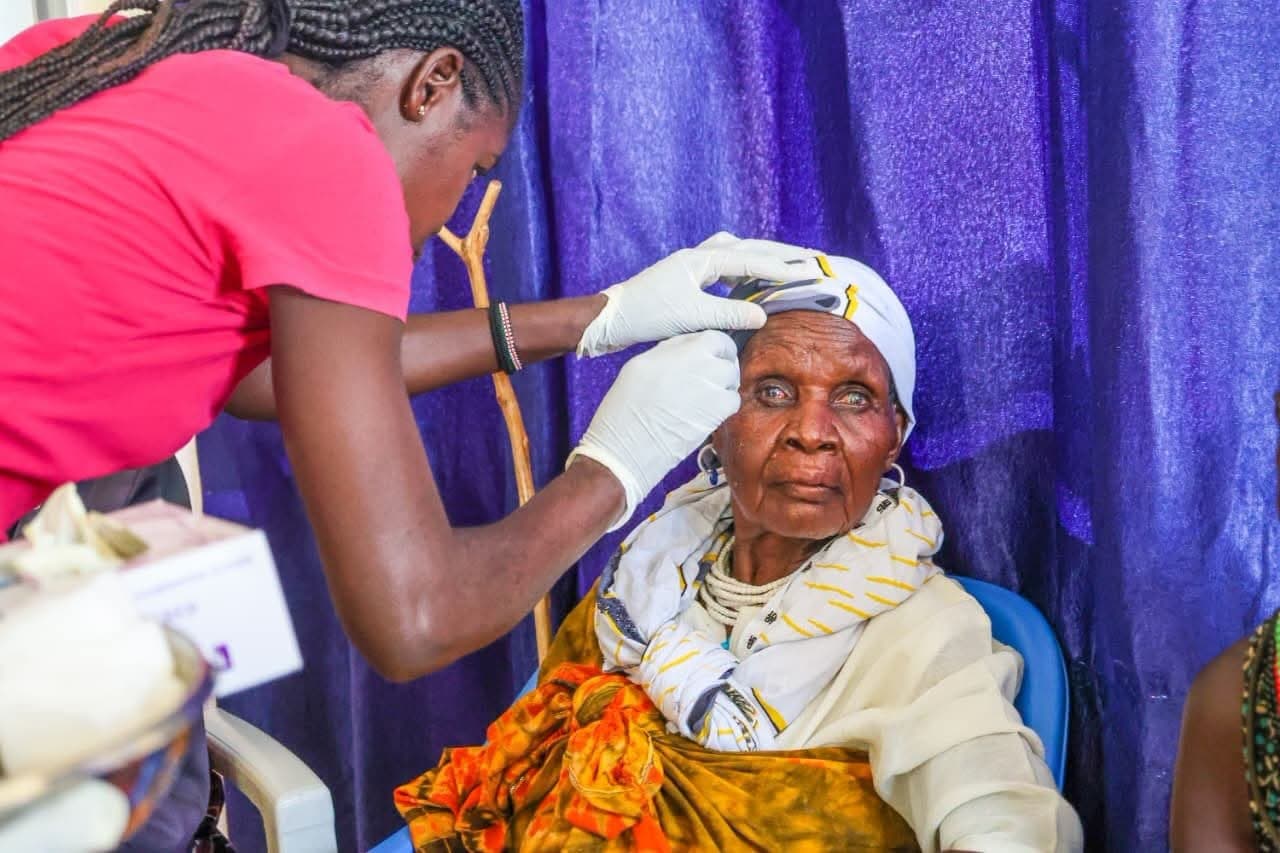 Over 400 residents of Turkana South receive eye treatment