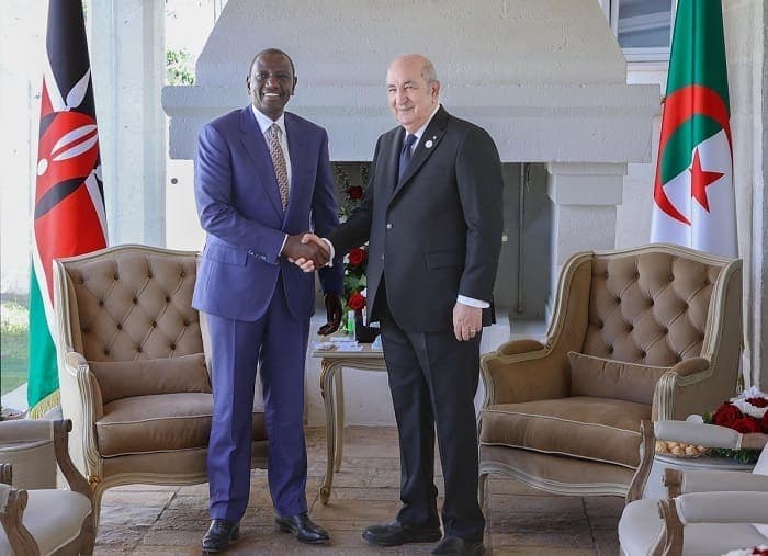 Ruto Secures Support for Raila’s AU Bid from Alegrian President